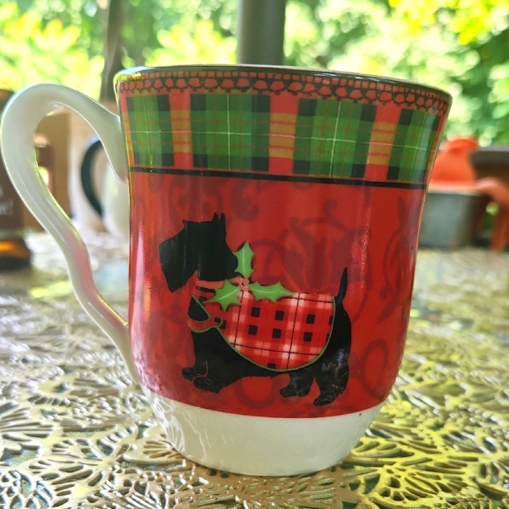 Christmas Scottish Terrier Mug